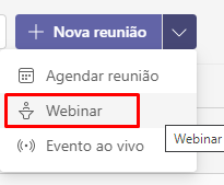 Criando eventos virtuais no Teams